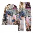 Moda Taylor Swift pijama talla extra Taylor Swift Star Style pijama set