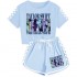 Camiseta Taylor Swift y pantalones cortos conjuntos de pijamas deportivos para niños y niñas