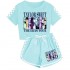 Camiseta de Taylor Swift para niños y niñas y pijama deportivo de pantalones cortos conjunto de Taylor Swift para niños