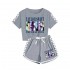 Camiseta de Taylor Swift para niños y niñas y traje de pijama deportivo de pantalones cortos Taylor Swift para niños