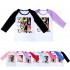 Taylor Swift camiseta de tres cuartos de manga para niños pijama multicolor para niños y niñas