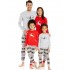 Manga larga Navidenos pijamas a juego familia wear,simple Family clodelgadog para Navidenos