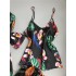 Lujo Sexy batas establece mujer para primavera Pijamas largos de tres piezas para señoras